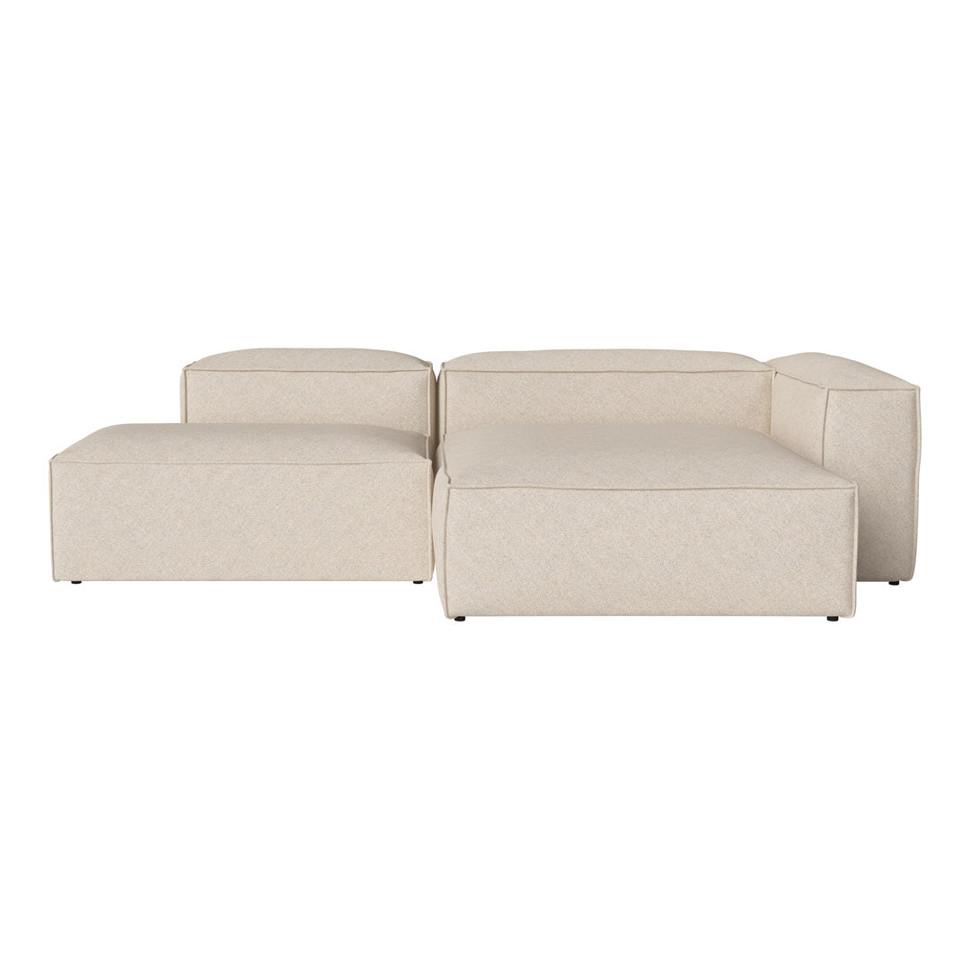 Cosima 2 Seater Sofa with Open End & Chaise - Modern Living Room Furniture for Small Spaces | Perfect for Apartments, Condos and Cozy Home Decor