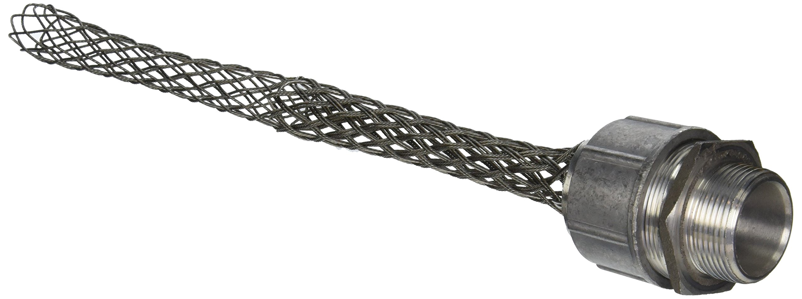 Hubbell 074011178 Deluxe Straight Male Cord Grip with Mesh - 10.25
