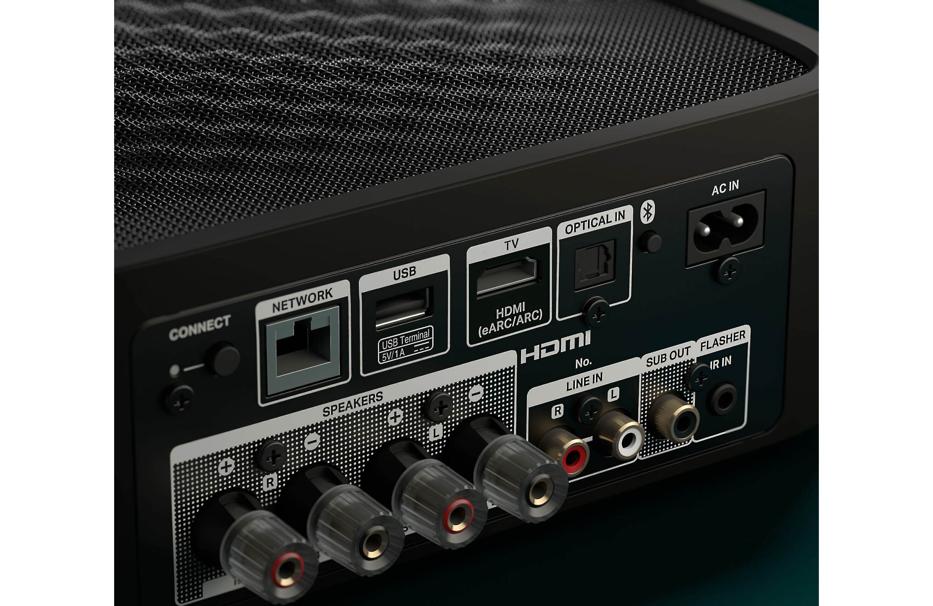 Marantz Model M1 Integrated Stereo Amplifier with Bluetooth, AirPlay 2 & HEOS - Hi-Fi Home Audio System for Streaming Music, Home Theater & Multi-Room Setup