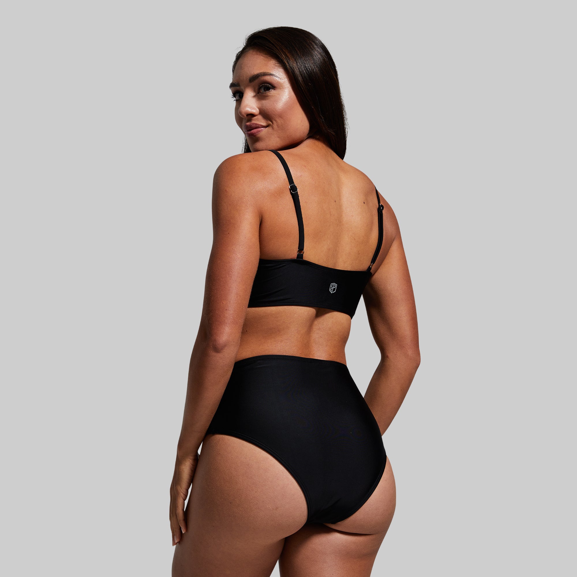 Women's Black Island Bikini Top - Sexy Swimwear for Beach Vacation & Pool Party | Summer Swim Suit for Tropical Getaway, Sunbathing & Water Sports