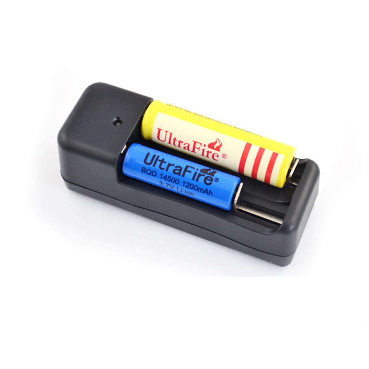 4.2V Dual-Slot 18650 Li-ion Battery Charger with US Plug - Fast Charging for Flashlights, Emergency Kits & Camping Gear