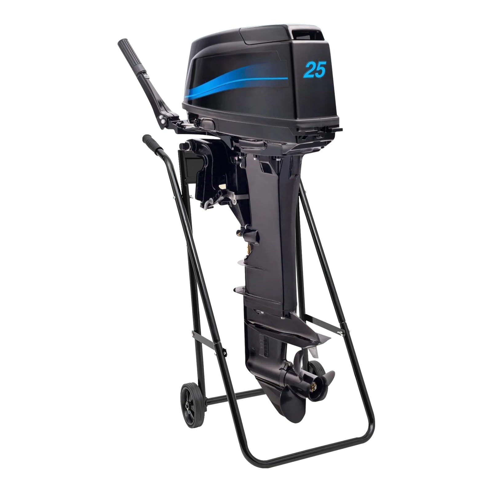 Outboard Motor Stand - Portable Boat Engine Cart for Storage & Transport
