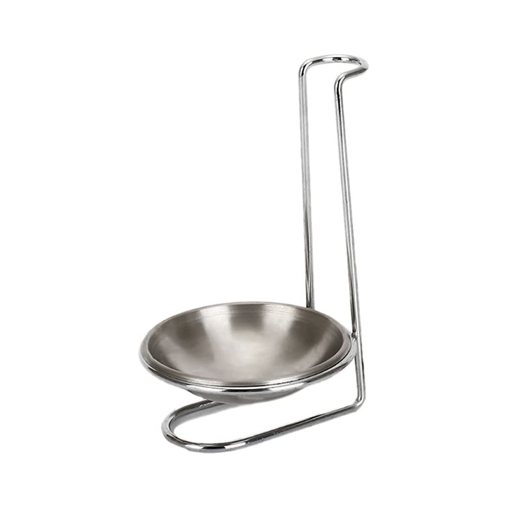 Stainless Steel Spoon Rest & Lid Holder Stand - Vertical Cookware Organizer for Kitchen Storage - Perfect for Cooking, Baking & Kitchen Countertop Organization
