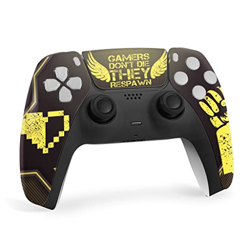 Premium Custom Wireless Controller for PS5 - Officially Compatible with PlayStation 5 Console | USA-Made Hydro-Dip Design (Not Just a Skin) | Perfect for Gaming, Streaming & Esports Tournaments