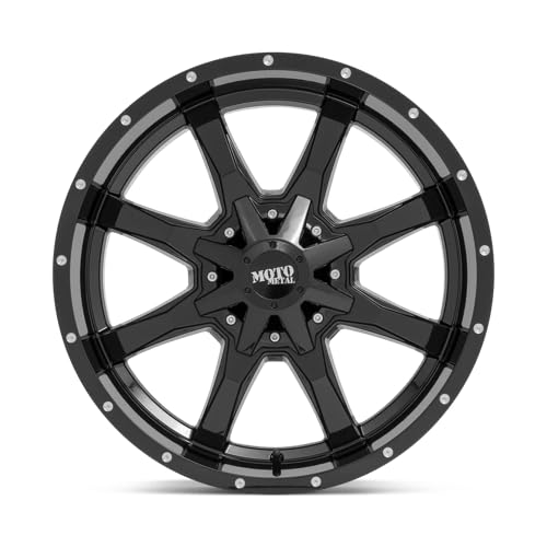 Moto Metal MO970 20x9 Black Wheel 5x5.0/5.5 Bolt Pattern 0mm Offset - Perfect for Trucks, Jeeps & Off-Road Vehicles - MO970290353A00US