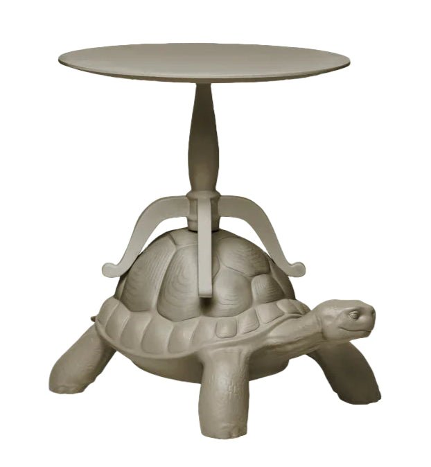 Qeeboo Turtle Carry Coffee Table - Unique Modern Home Decor for Living Room, Office & Lounge - Stylish Functional Furniture for Small Spaces & Apartments