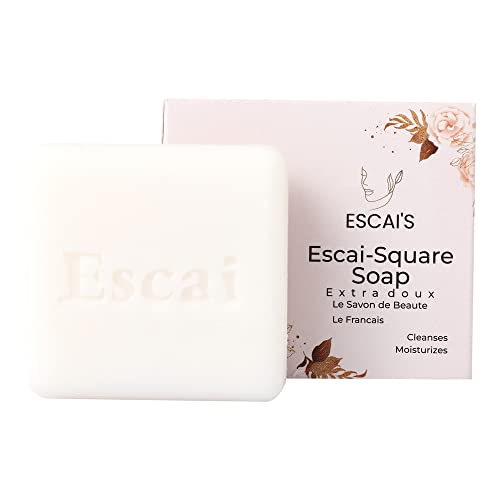 Escai's Cetmex Moisturizing & Nourishing Shea Butter Cleansing Soap - Gentle Face & Body Wash for Dry, Sensitive Skin - Perfect for Daily Skincare Routine & Spa-Like Bath Experience