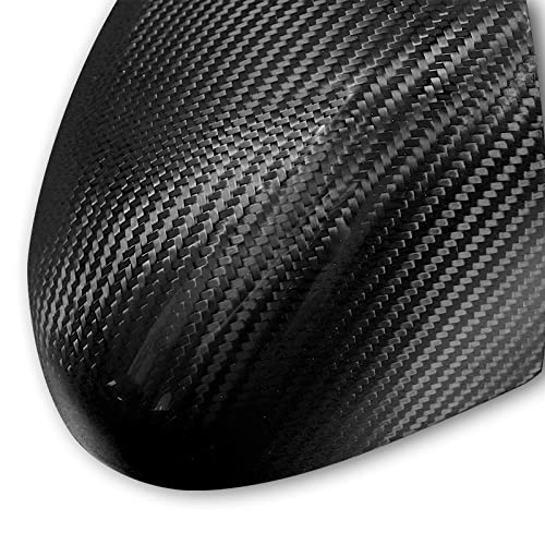 Premium Real Carbon Fiber Side Mirror Covers for 2015-2020 Porsche Macan - Glossy Black Reflective Mirror Caps (2-Piece Set) | Enhance Style & Protection for Luxury SUV Driving