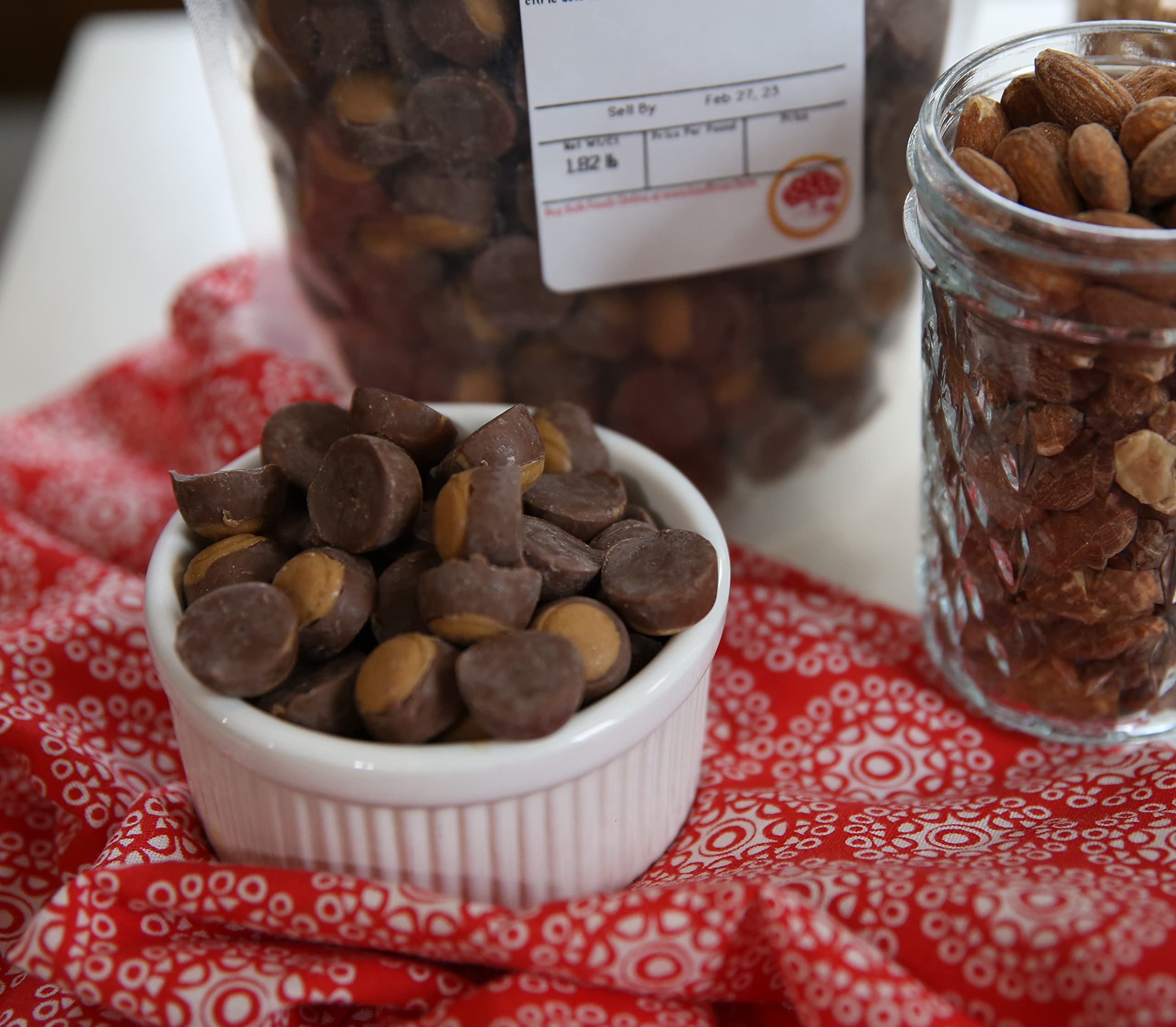 Kauffman's Fruit Farm Mini Milk Chocolate Peanut Butter Buckeyes Candy - 1.8 Lb (Pack of 3) - Delicious Chocolate Covered Peanut Butter Balls - Perfect for Gifts, Parties & Holiday Treats