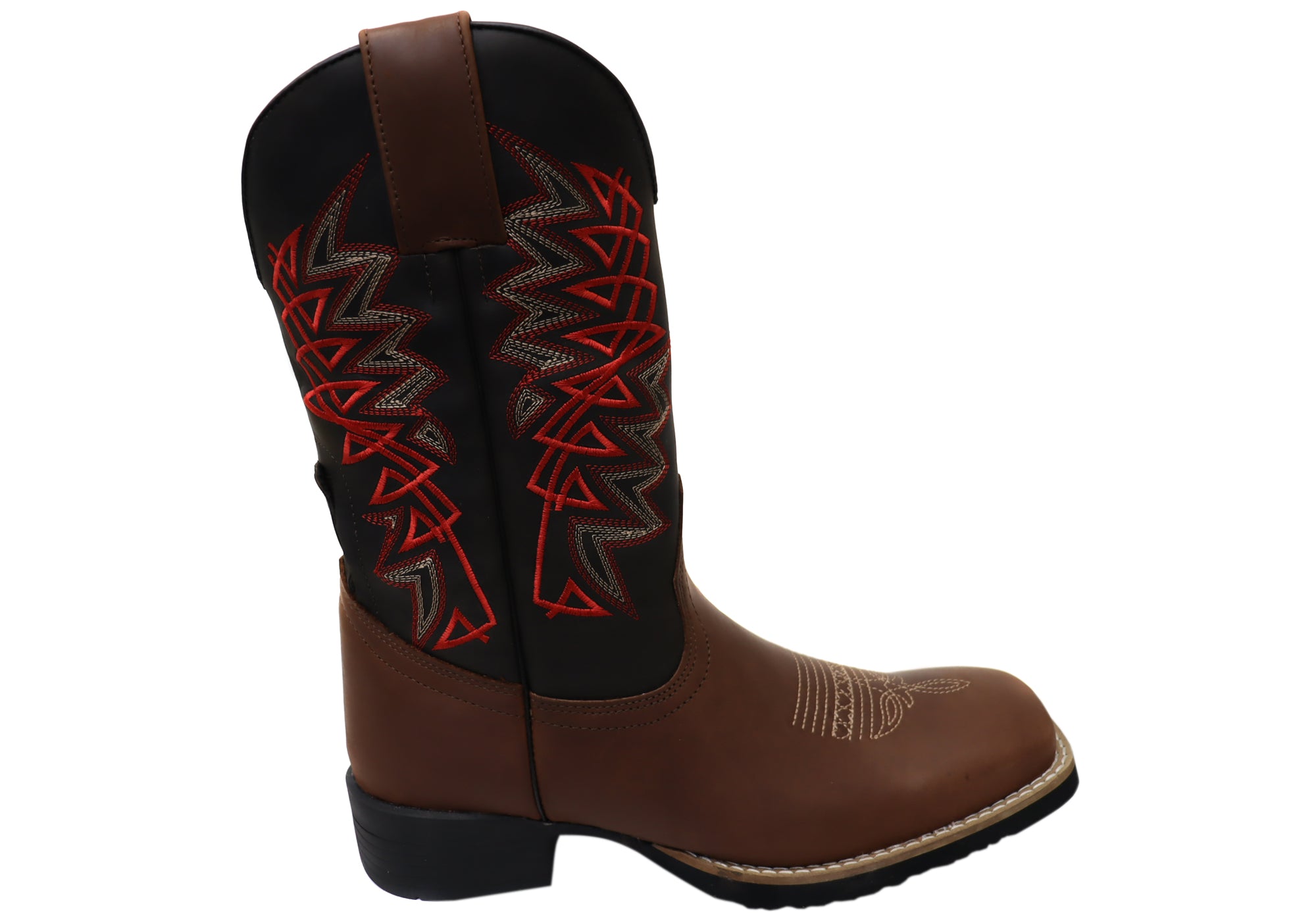 D Milton Alonzo Men's Genuine Leather Comfortable Western Cowboy Boots - Perfect for Rodeo, Country Dancing & Outdoor Adventures