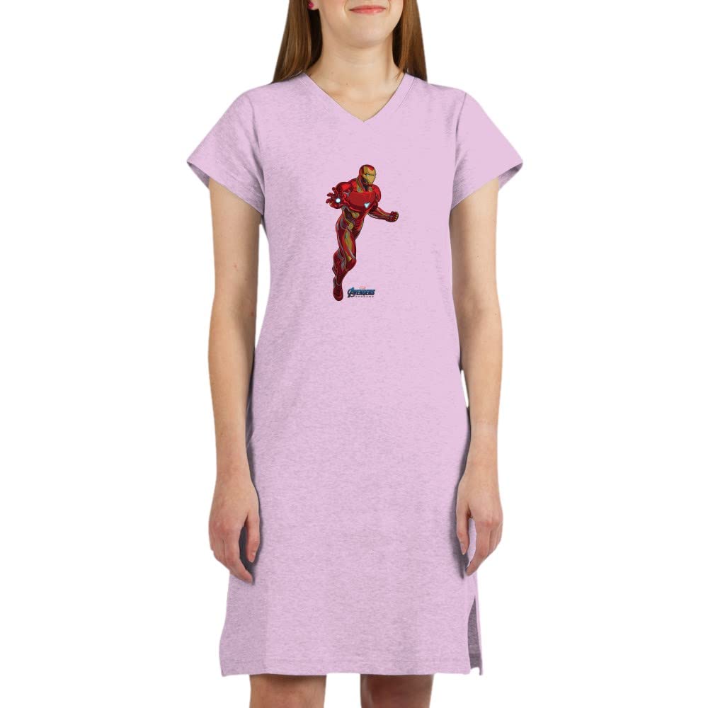Marvel Iron Man Graphic Nightshirt for Men - Superhero Sleepwear & Lounge Shirt for Avengers Fans | Perfect for Bedtime, Movie Nights & Comic Con