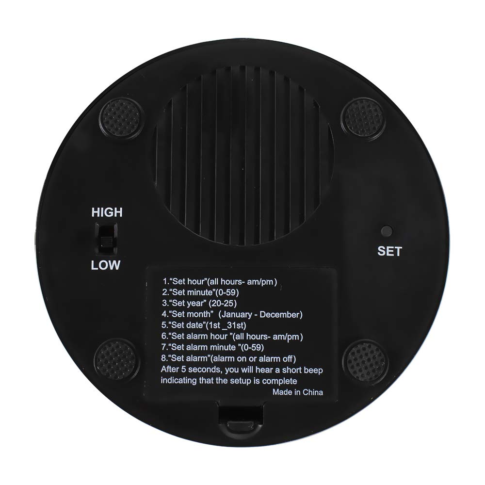 Big Button Talking Timer Clock with Date & Week Display - Ideal for Blind, Visually Impaired, Elderly, Students & Kids | Perfect for Kitchen, Bedroom, Classroom & Daily Time Management