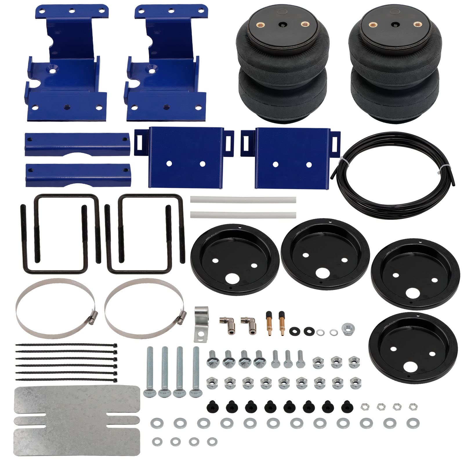 Heavy Duty Rear Air Suspension Kit 5000lbs for Chevrolet Silverado & GMC Sierra 2500/3500 HD (2011-2019) - Air Helper Spring with Internal Jounce Bumper | Towing & Load Support Upgrade for Pickup Trucks