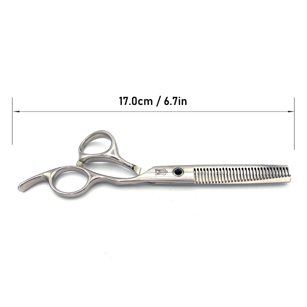 Professional 6 Inch Hair Cutting Scissors with Teeth - Sharp Styling Shears for Precision Haircuts, Trimming, and Texturizing - Perfect for Salon Stylists & Home Hairdressing