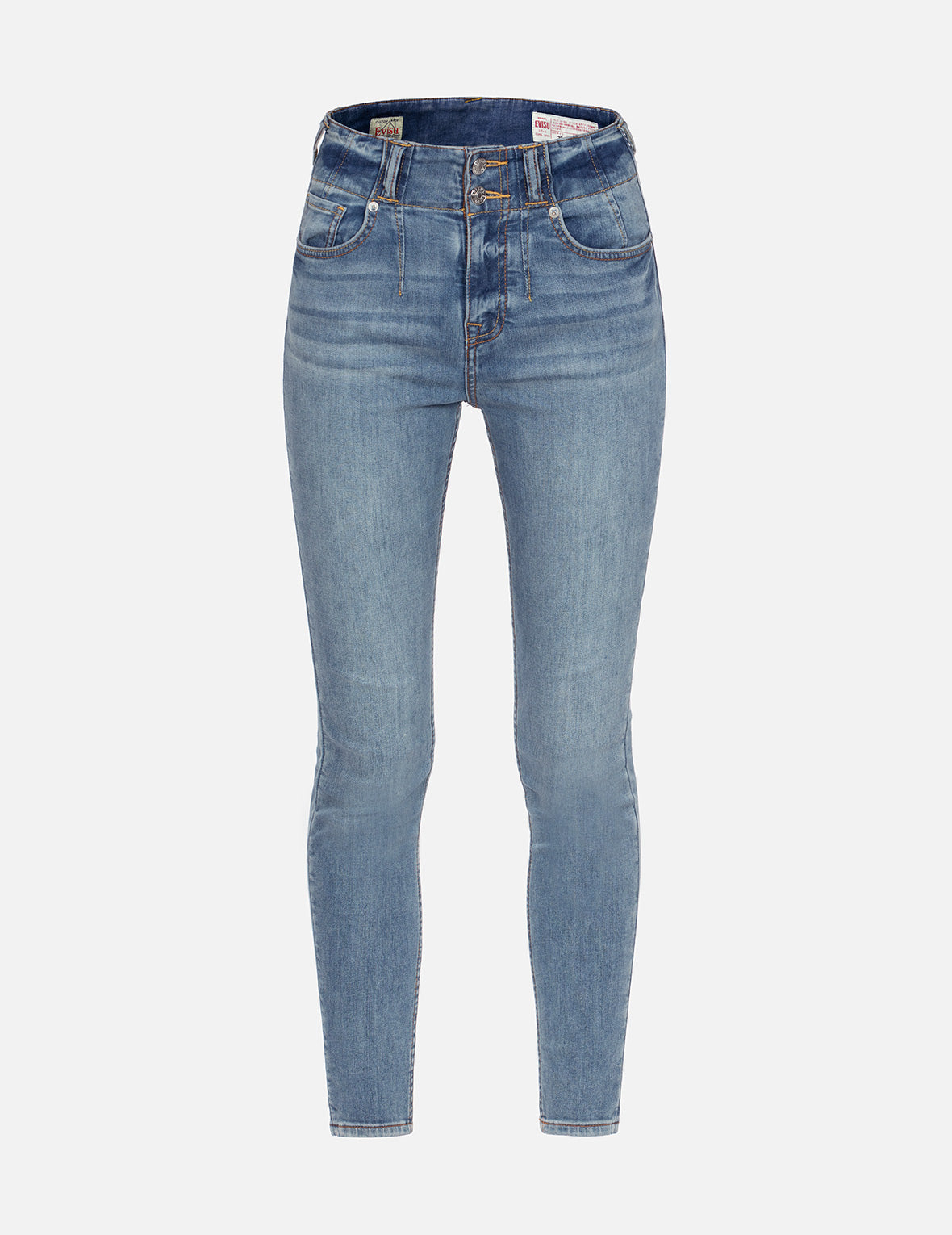 Stylish Logo & Seagull Embroidery Skinny Jeans for Women - Trendy Distressed Denim Pants for Casual Outfits & Streetwear Fashion