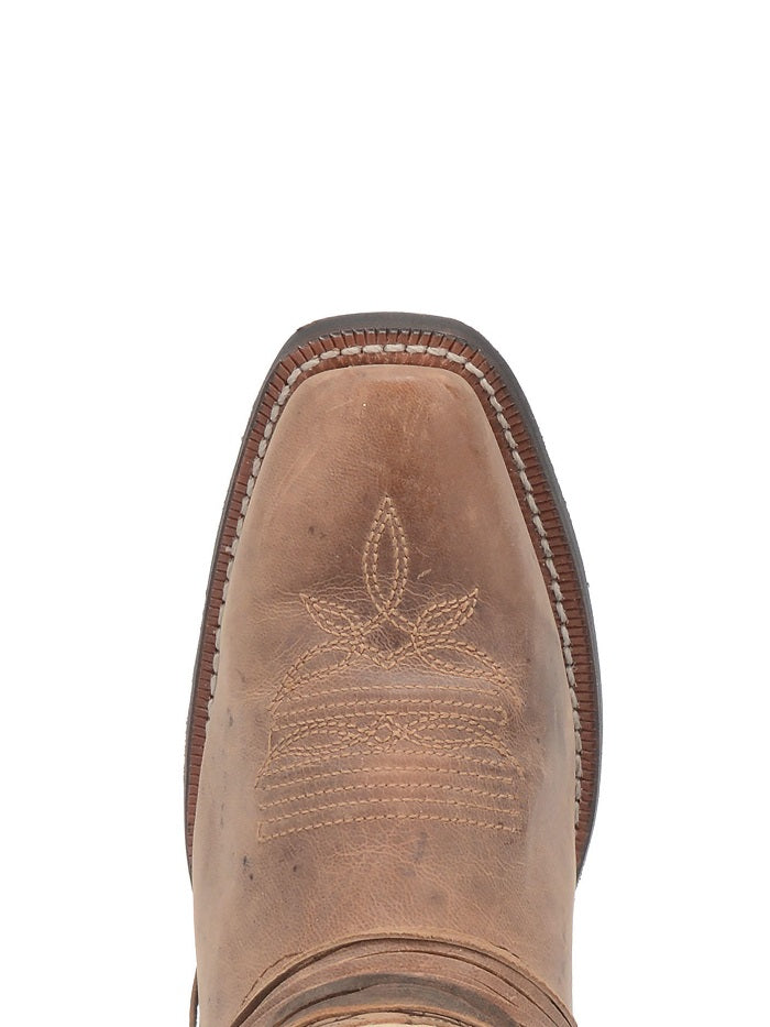 Laredo Women's Myra Leather Boots in Sand & White - Comfortable Ankle Booties for Casual Outfits & Everyday Wear