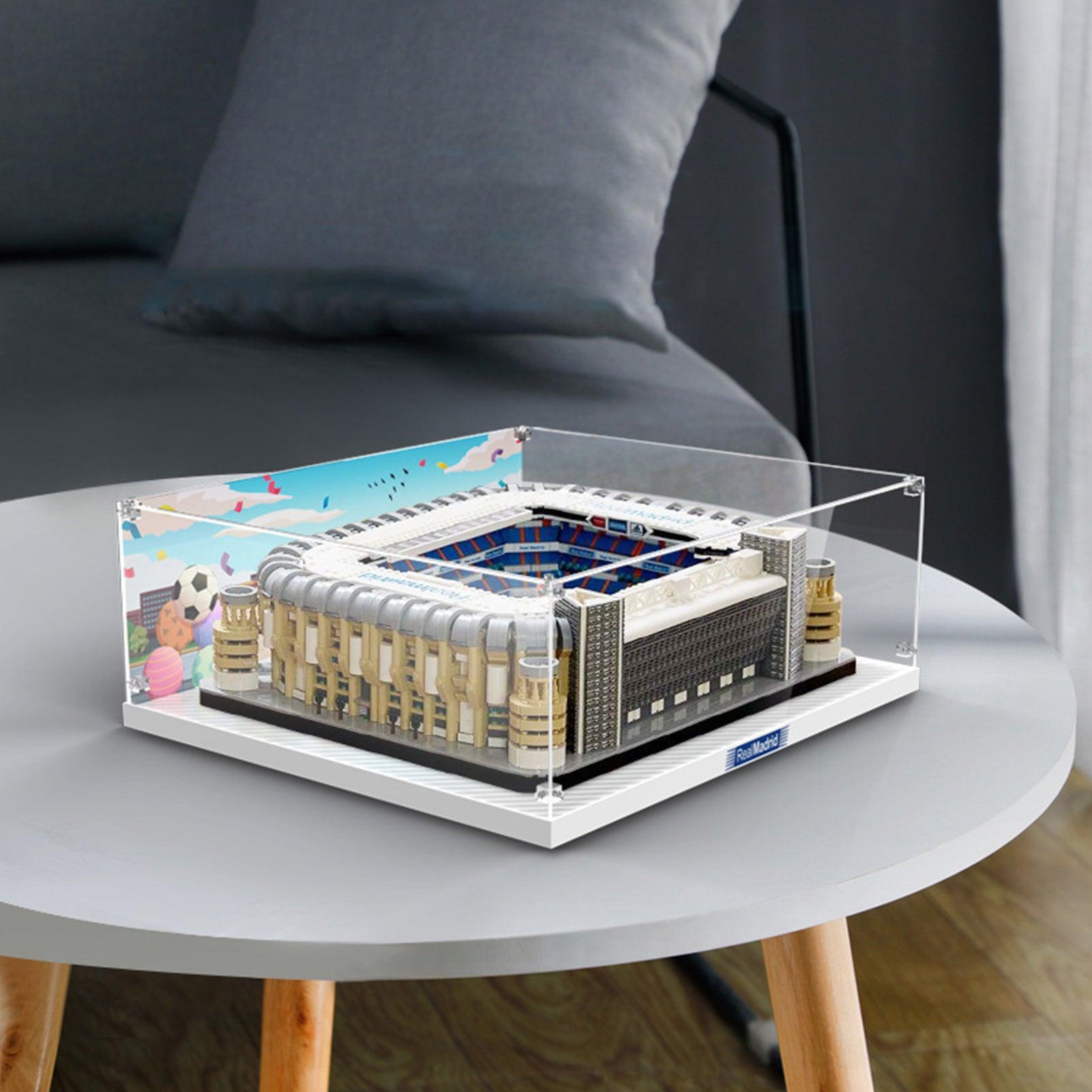 LEGO Real Madrid Santiago Bernabéu Stadium 10299 Display Case - Protective Showcase for LEGO Building Sets - Perfect for Home Decor, Office Display & Collector's Showcase
