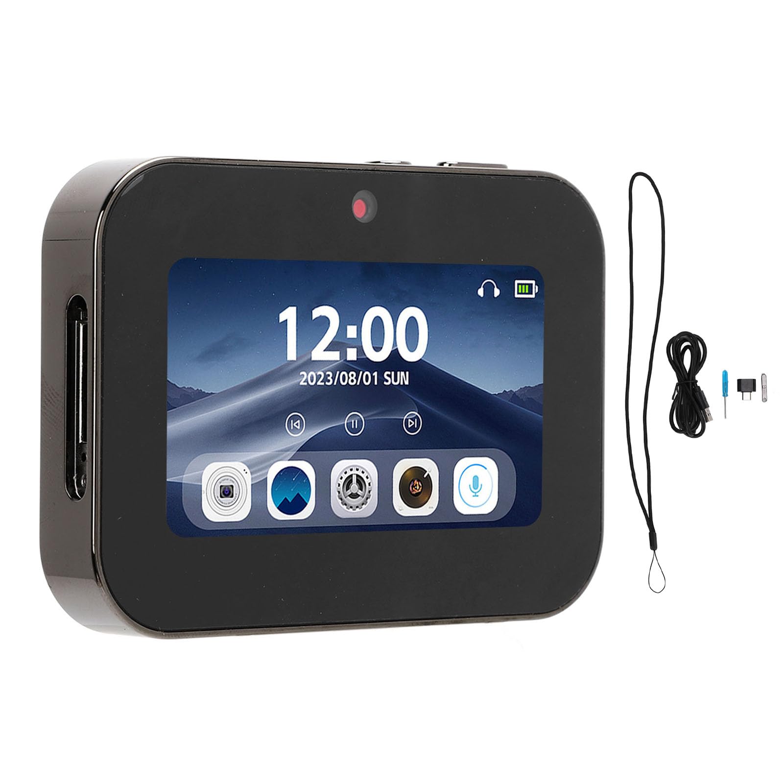 Tbest 4K Touchscreen Digital Camera - 64MP Video Camera with 3 Inch Screen, 120° Wide Angle Lens, 3600mAh Battery, Compact Design | Perfect for Travel Vlogging, YouTube Content Creation & Everyday Photography (Black)