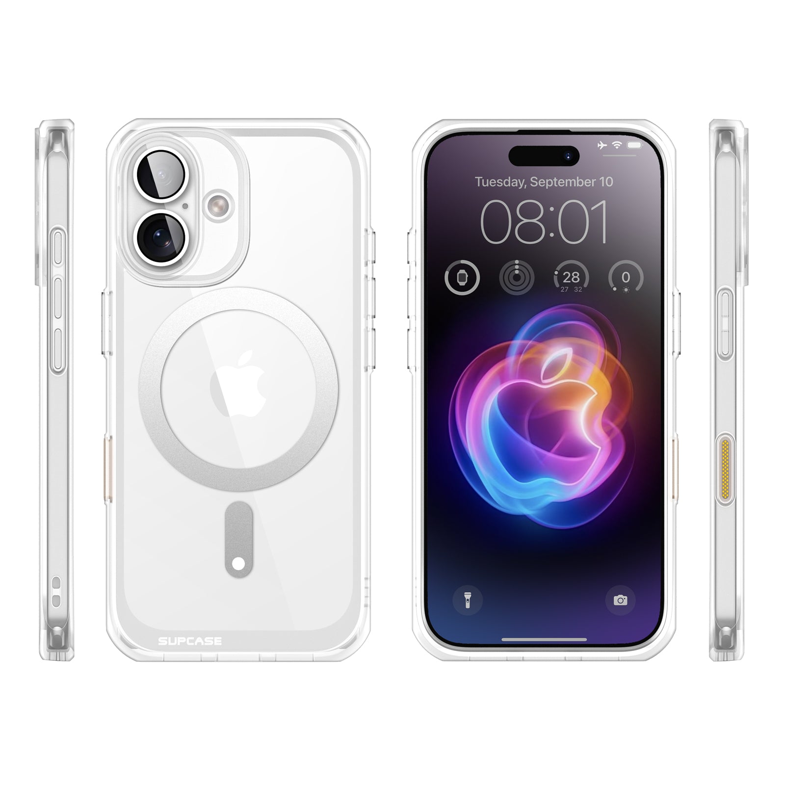 iPhone 16 6.1 Inch Clear MagSafe Case with Camera Control Button | Unicorn Beetle MAG Slim Protective Cover | Shockproof & Scratch Resistant | Perfect for Outdoor Adventures & Daily Use