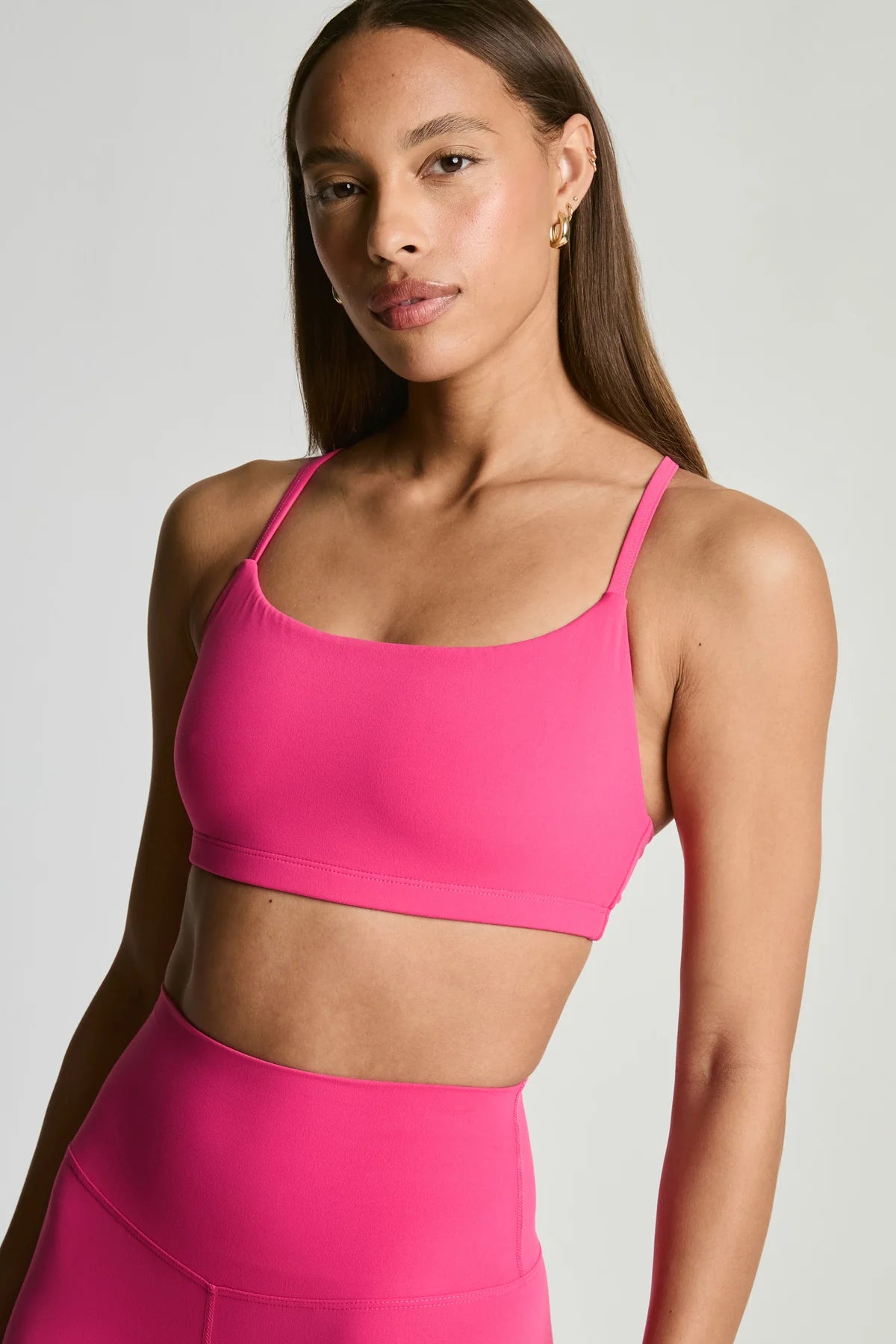 Year Of Ours Studio Racer Bralette - Seamless Sports Bra for Yoga, Running & Gym Workouts - Comfortable Wireless Support for Active Women