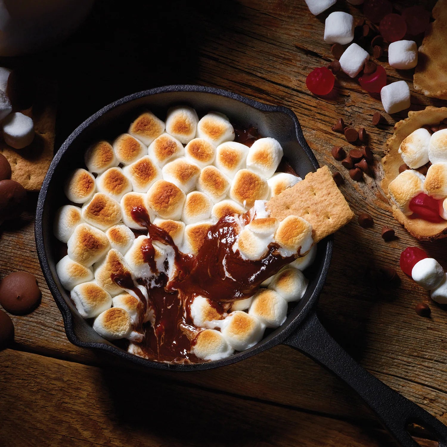 Gourmet Du Village S'mores Skillet Dip Kit Refill - Premium Marshmallow Chocolate Dessert Mix for Camping, Parties & Family Gatherings