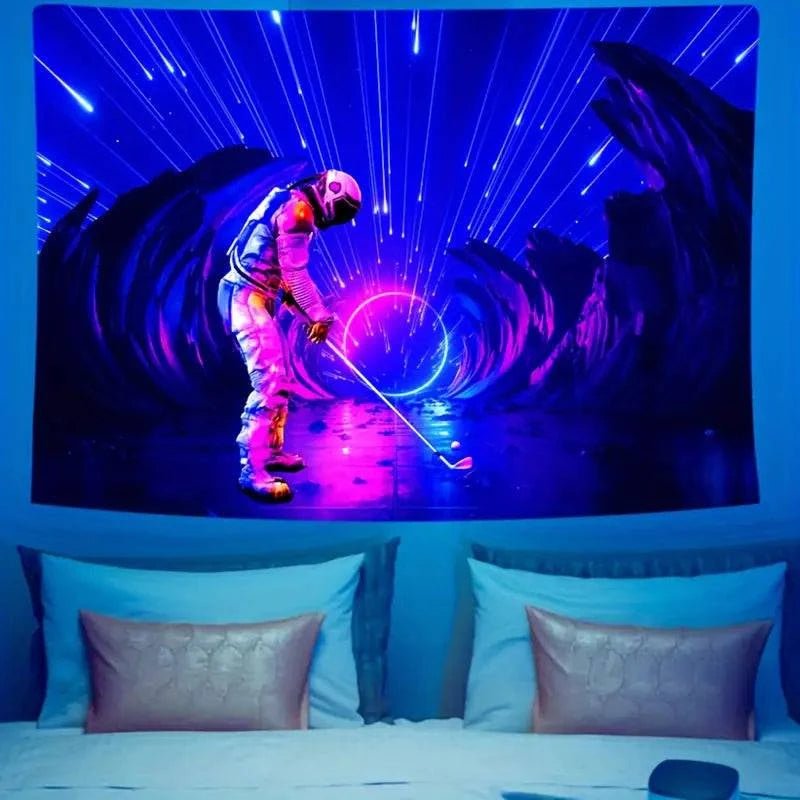 Astronaut Space Golf - Premium Mini Golf Set for Kids & Adults - Fun Indoor/Outdoor Space-Themed Game for Birthday Parties, Backyard Play & STEM Learning