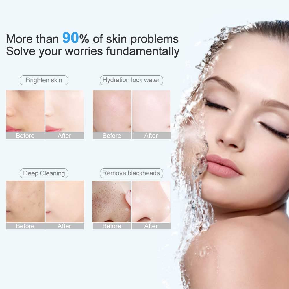 7-in-1 Hydrogen Oxygen Facial Beauty Machine - Professional Vacuum Face Cleaner & Skin Rejuvenation Massager with Facial Sprayer for Spa & Beauty Salon | At-Home Skincare & Professional Facial Treatments