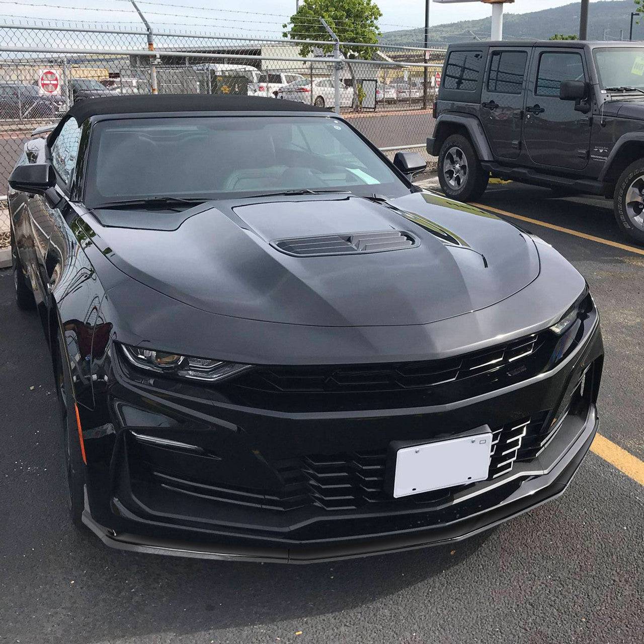 Glossy Black Front Bumper Lip for 2016-2018 Chevrolet Camaro 2.0T | Car Body Kit Upgrade | Perfect for Street Racing & Car Shows