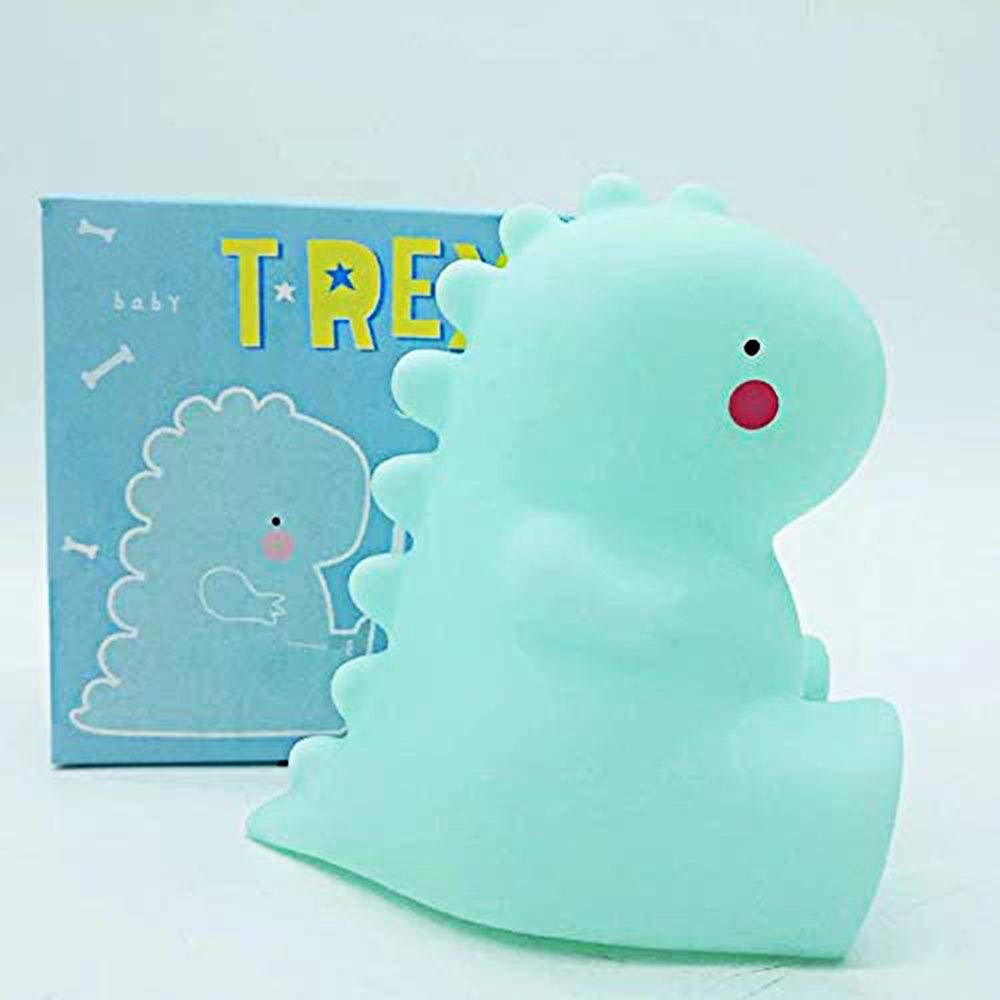 Valentoria Cute Dinosaur Night Light for Kids - LED Nursery Bedroom Lamp, Soft Mood Lighting for Baby & Toddler Sleep, Dinosaur-Themed Nightlight Gift (T-Rex) - Perfect for Bedtime Stories, Nursery Decor & Soothing Nighttime Fears