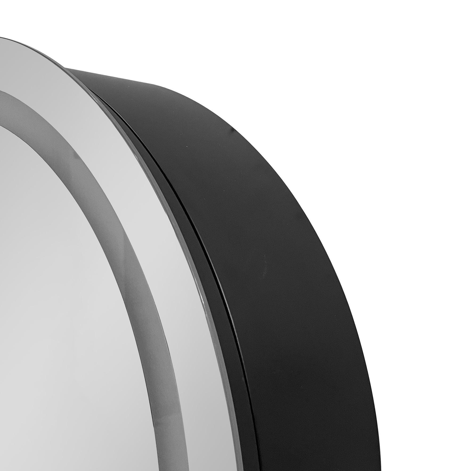26 Inch LED Round Bathroom Medicine Cabinet with Mirror - 30