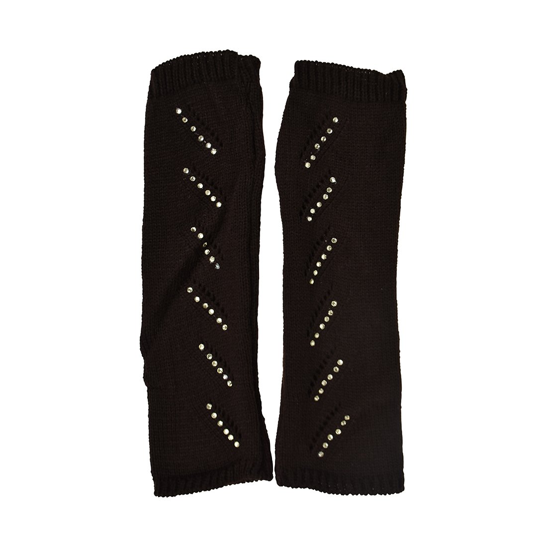 Women's Diagonal Diamonds Arm Warmers - Long Fingerless Gloves with Thumb Hole for Yoga, Running & Winter Fashion | Stylish Knitted Wrist Warmers for Cold Weather & Outdoor Activities