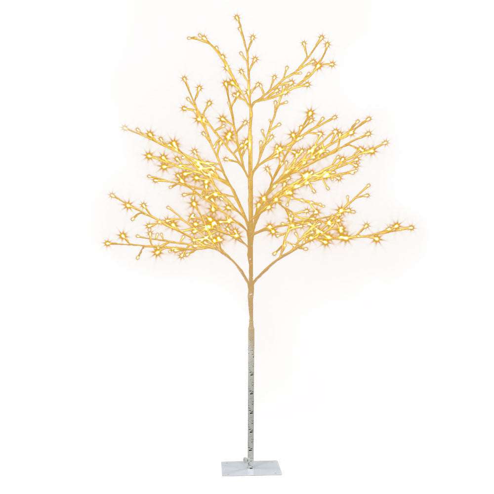 1.5M Pre-Lit Christmas Tree with 304 Warm White LED Lights - Perfect for Holiday Home Decor, Office, and Party Festive Lighting