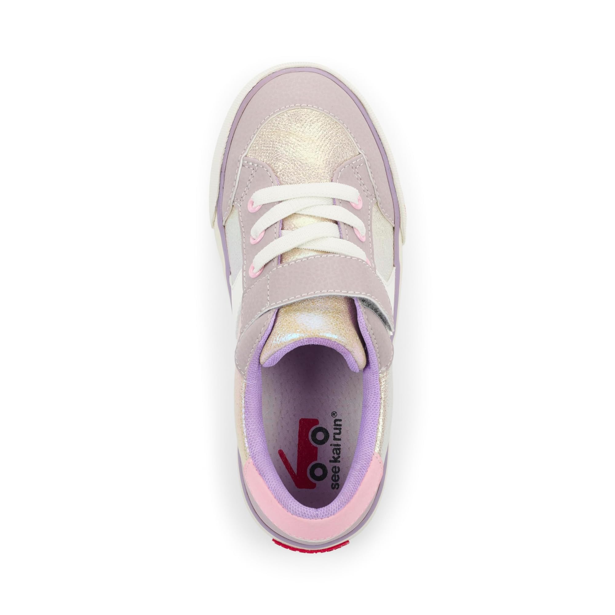 See Kai Run Connor Girls' Sneakers - Lightweight & Comfortable Toddler Shoes for Active Play - Perfect for School, Playground & Everyday Wear