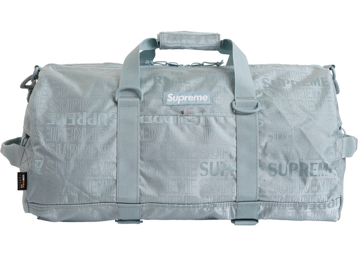 46th Duffle Bag - Light Blue Travel Gym Bag for Men & Women - Perfect for Sports, Gym, Workout, Travel & Weekend Getaways