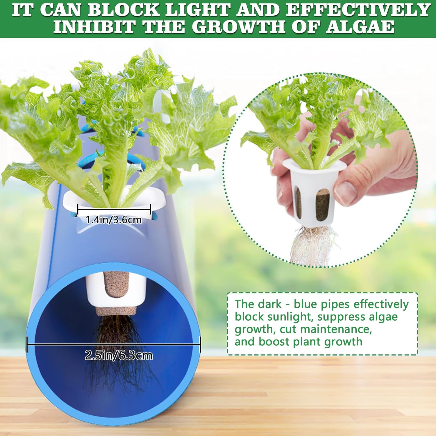 **108-Site 3-Layer Hydroponic Growing System Kit - Food-Grade PVC-U Pipes for Leafy Vegetables, Fruits & Herbs | Indoor Gardening, Urban Farming, Homegrown Produce (Deluxe Version)**