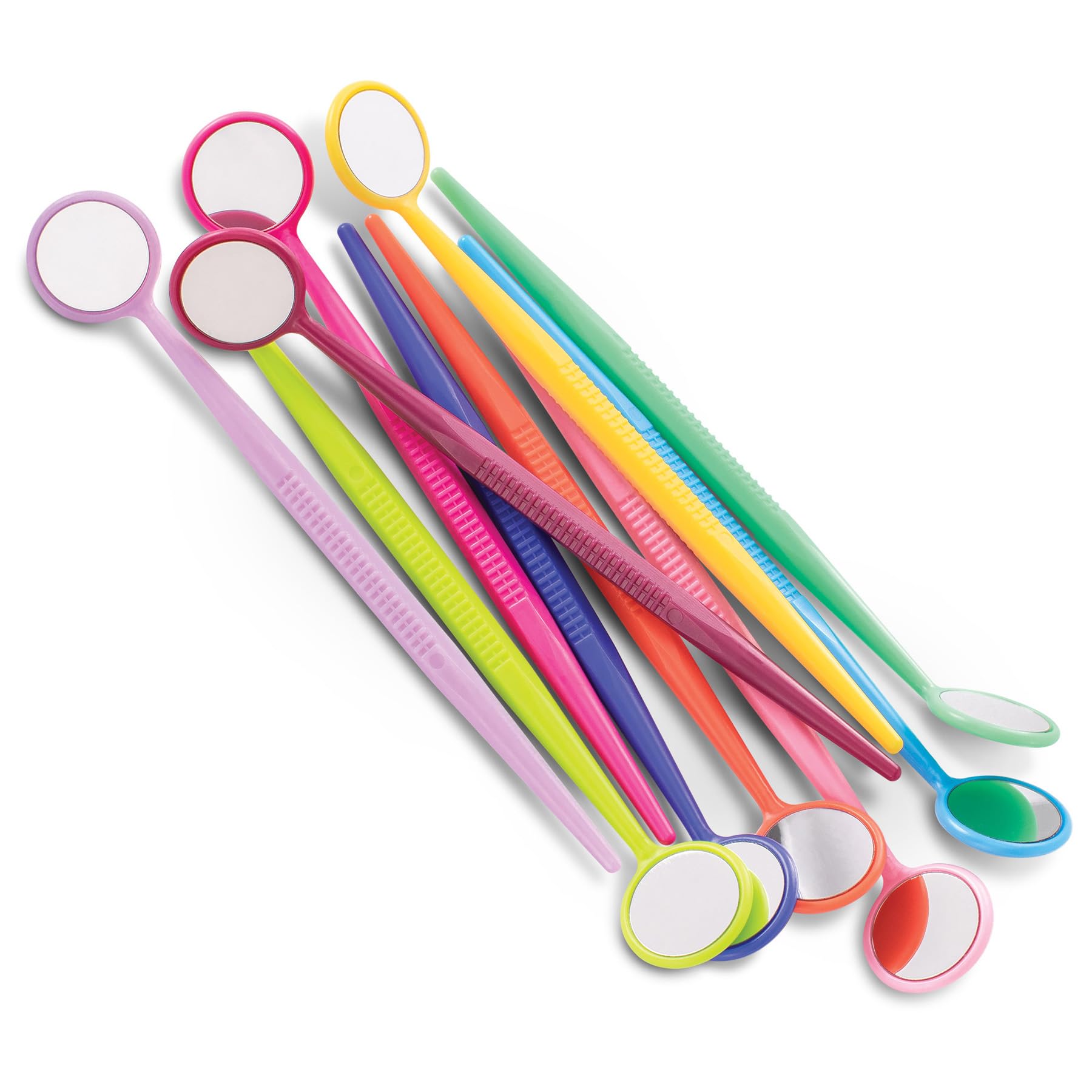 600 Disposable Dental Mouth Mirrors - Presterilized & Individually Wrapped - 300 Classic & 300 Vibrant Colors - Bulk Pack for Dentists, Hygienists & Dental Clinics - Perfect for Exams, Cleanings & Oral Procedures