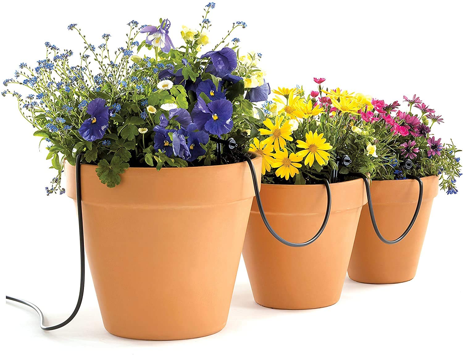 Raindrip R560DP Automatic Drip Irrigation Kit with Timer - Adjustable Watering System for 20 Plants, Includes 20 Drippers - Perfect for Containers, Hanging Baskets, Potted Plants & Garden Beds (Black)