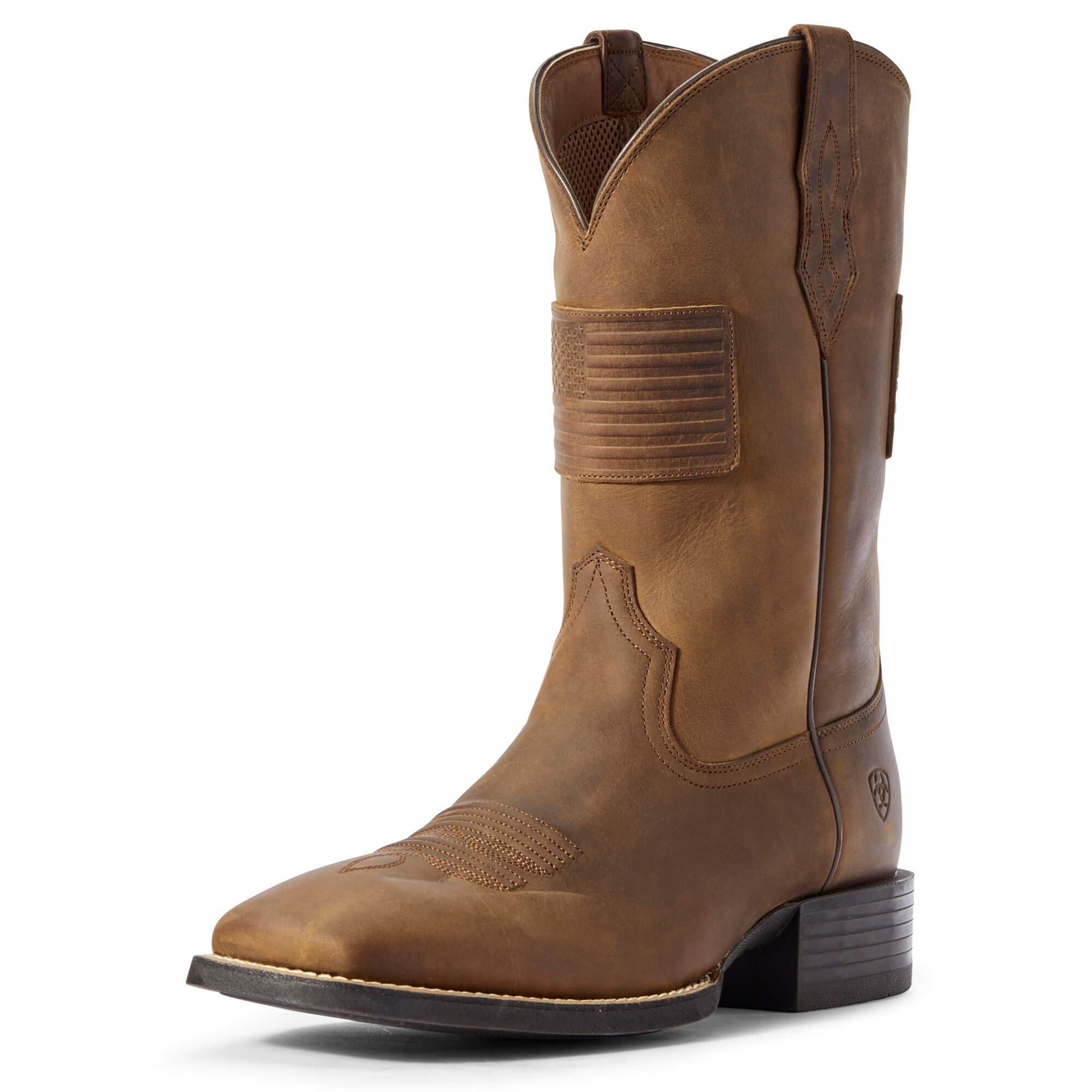 Ariat Men's Sport Patriot II Western Boot - Durable Cowboy Boots for Riding, Work & Outdoor Adventures | Comfortable & Stylish Western Footwear for Men
