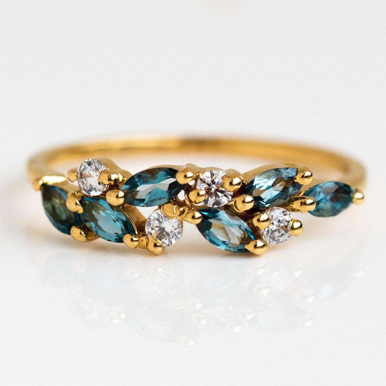 Gemstone Orchard Ring - Elegant Floral Jewelry for Women | Perfect for Weddings, Parties & Everyday Wear
