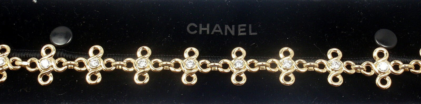Authentic Chanel 18K Yellow Gold Diamond Bracelet with Certificate - Luxury Jewelry for Women, Perfect for Gifts, Parties & Special Occasions