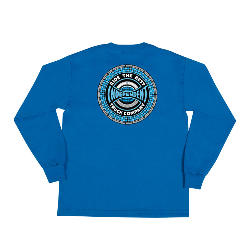 Youth Long Sleeve T-Shirt for Boys & Girls - Comfortable & Stylish Tile Print Tee for School, Play & Everyday Wear (Sizes 6-16)