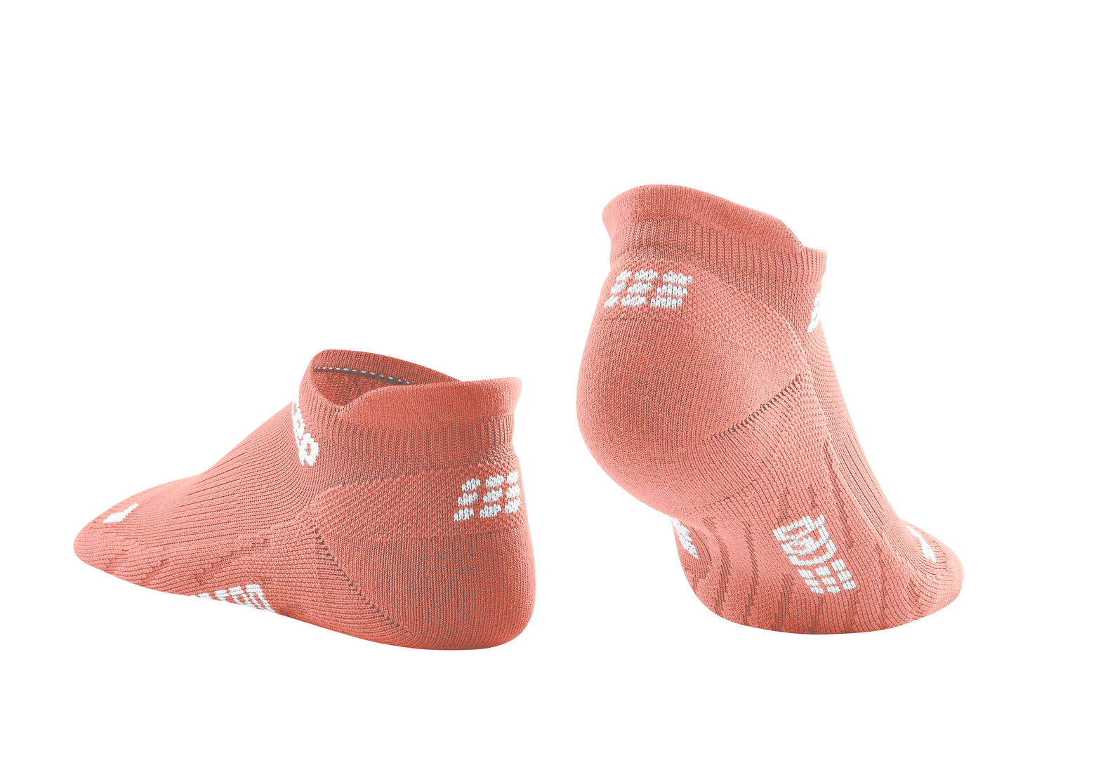 CEP Women's No Show Running Socks V4 - Breathable Athletic Socks for Jogging & Workouts (Rose WP26AR) | Perfect for Gym, Marathon Training & Everyday Wear