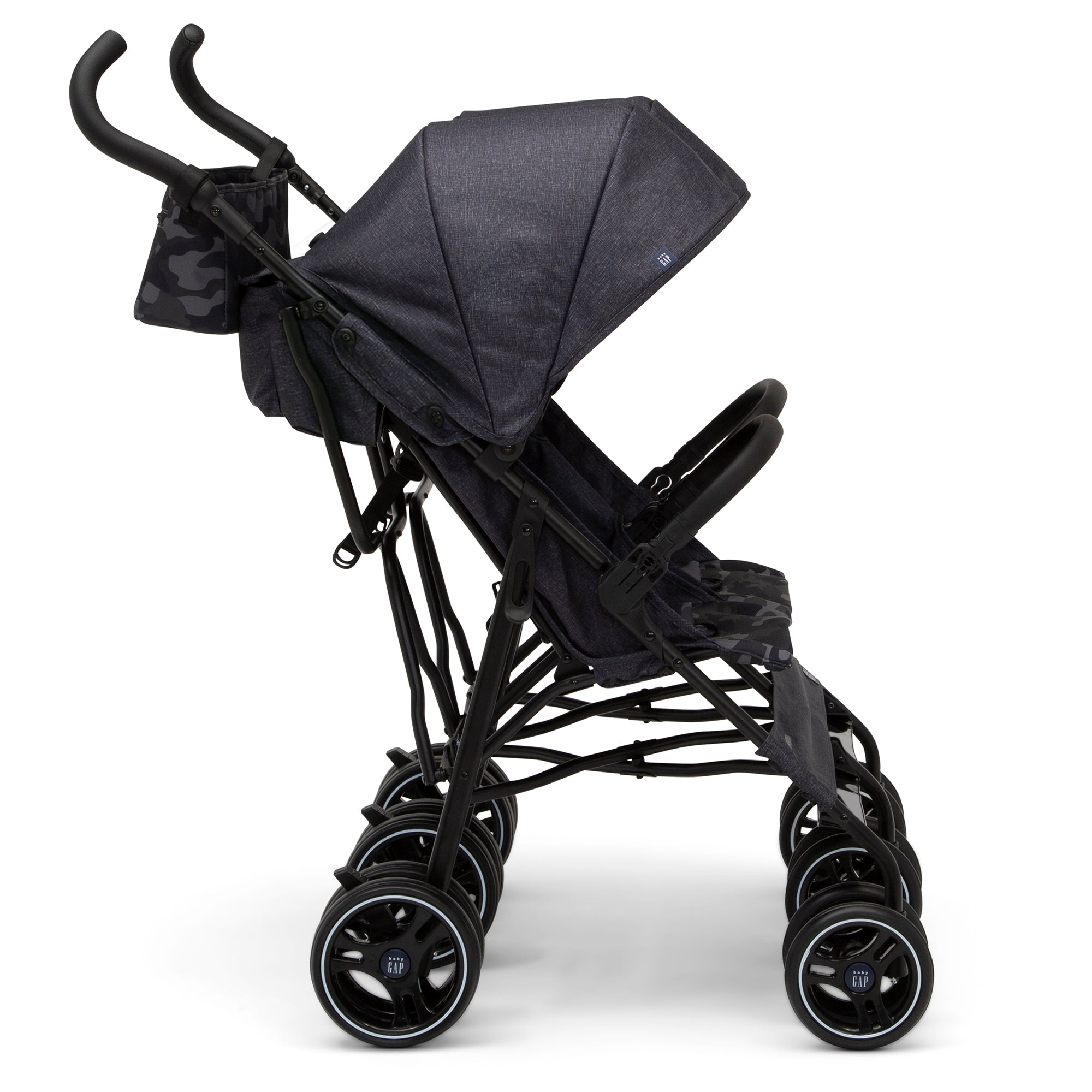 BabyGap Classic Side by Side Double Stroller - Lightweight Compact Twin Stroller for Toddlers & Infants - Perfect for Shopping, Travel & Outdoor Walks