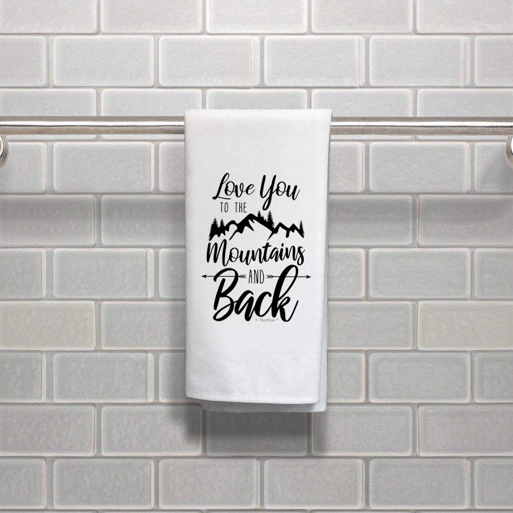 2 Pack White Kitchen Tea Towels - Durable & Absorbent Dish Towels for Cooking & Cleaning - Perfect for Home Decor, Gifts & Rustic Farmhouse Kitchens