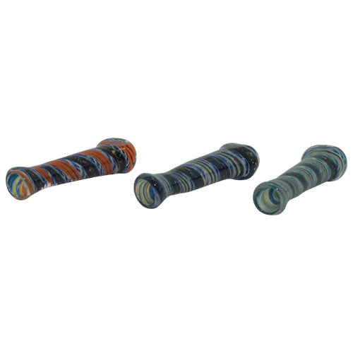 Premium Traditional Glass Chillum Pipes for Smoking - Handcrafted Artisan Design | Perfect for Herbal Use, Travel & Discreet Sessions