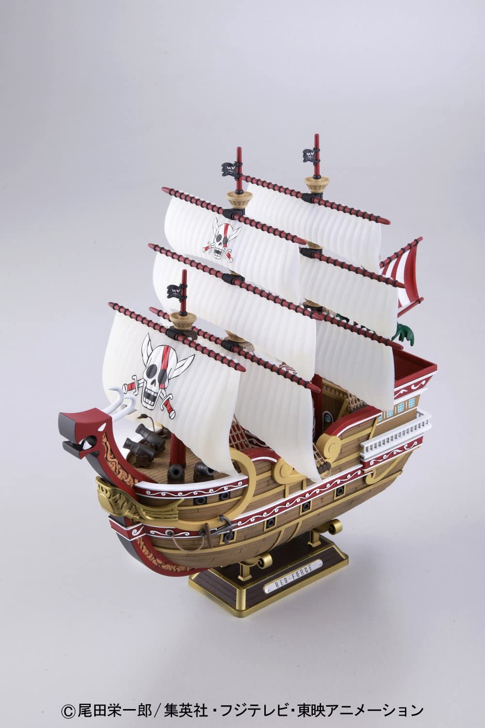Bandai One Piece Sailing Ship Collection - Red Force Pirate Ship Model Kit for Anime Fans & Collectors | Perfect for Display, Gifts, and Cosplay Props