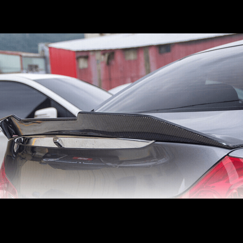 2008-2015 Infiniti G25 G35 G37 Q60 Coupe PSM Style Rear Trunk Spoiler Wing Lip - Carbon Fiber Car Accessories for Enhanced Aerodynamics & Sporty Look - Perfect for Racing, Car Shows & Street Performance