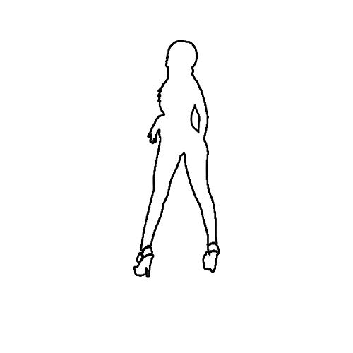 EW Designs Sexy Dancer Vinyl Sticker - 5