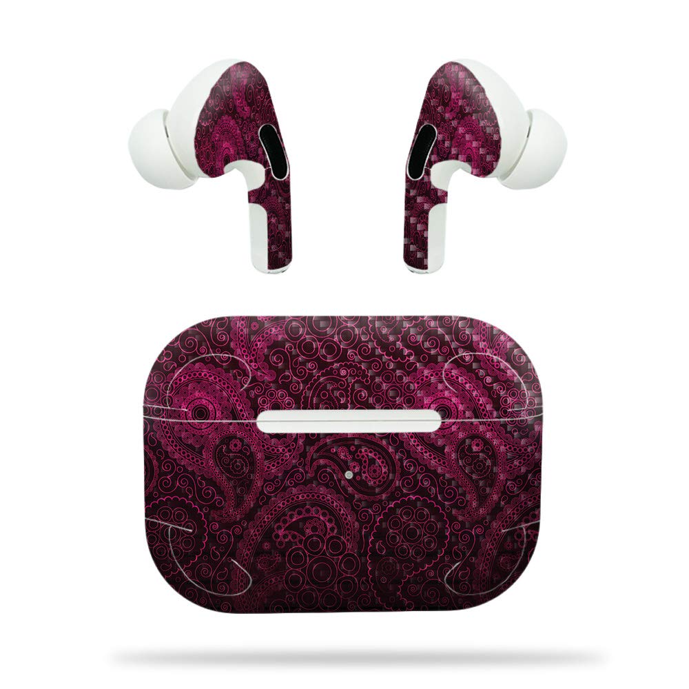 Carbon Fiber Skin for AirPods Pro - Abstract Black | Durable & Easy Apply | Perfect for Travel & Gym