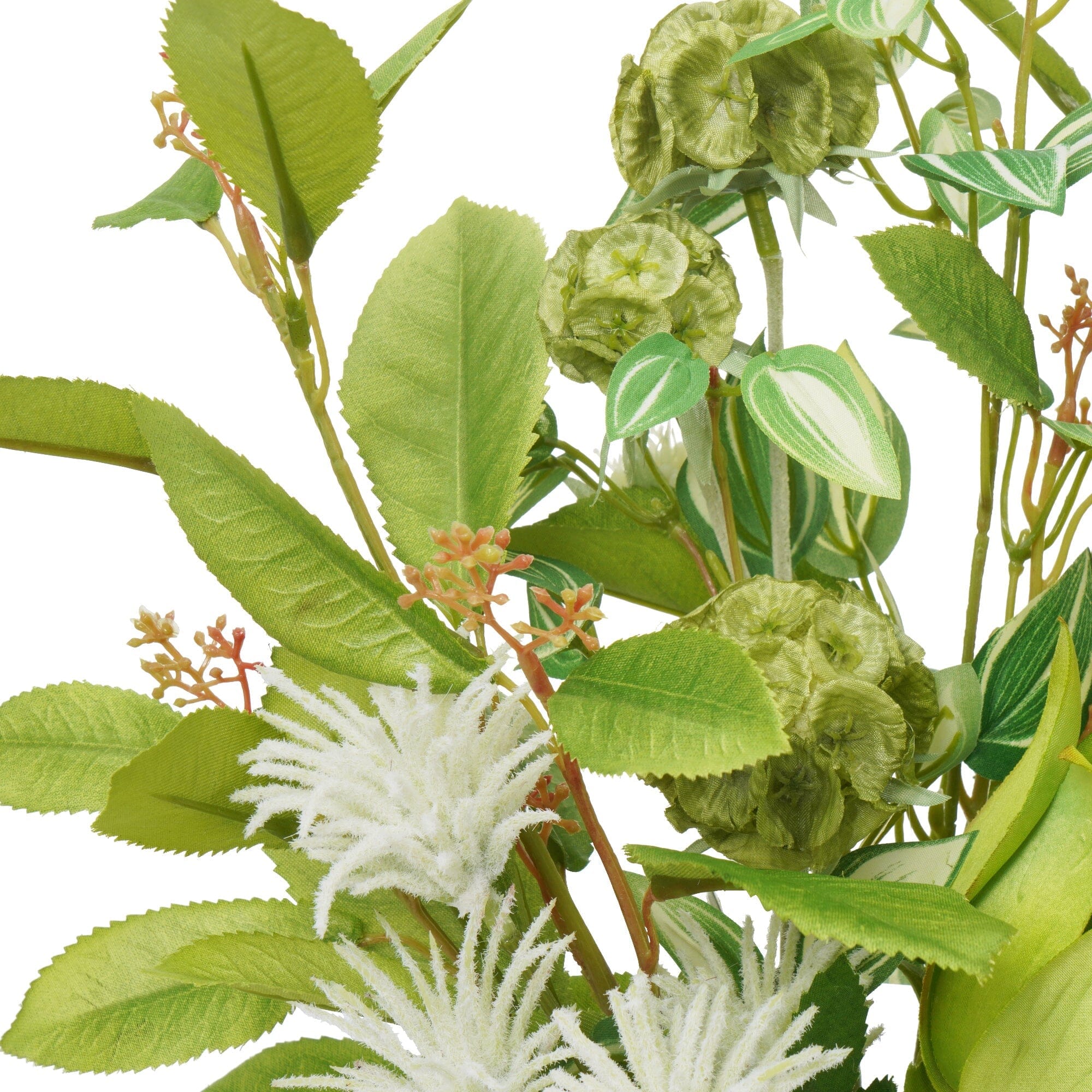Bouquet Leaf Mix Yellow Green - Artificial Foliage for Floral Arrangements, Wedding Decor, and Home Centerpieces